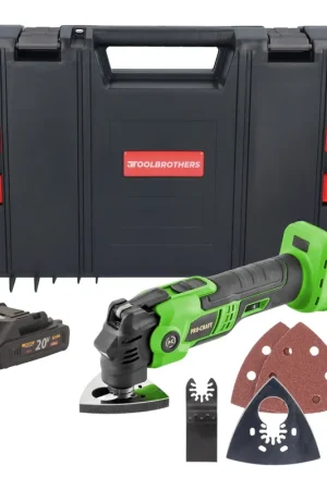 Retour Gratuit Procraft PMT22bb Outil multifonctions sans fil 20 V Brushless + 1x batterie 2,0 Ah + RHINO Toolcase - sans chargeur