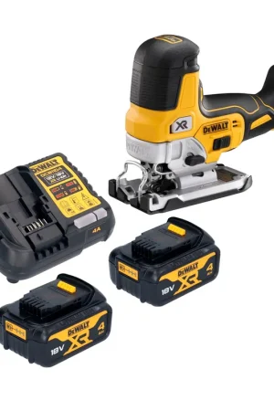 Acheter Direct DeWalt DCS 335 M2 Scie sauteuse sans fil 18 V 135 mm Brushless + 2x batterie 4,0 Ah + chargeur
