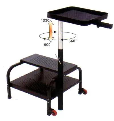 Marche Pied Tôle Avec Support Orientable Pour Outils Affaire À Saisir
