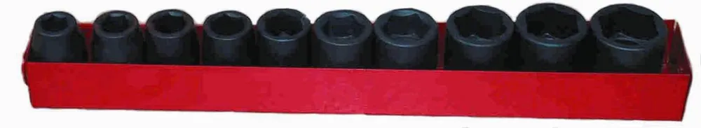 Coffret 10 Douilles à Choc 1/2" Dernier Modèle