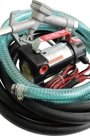 Jusqu'à Épuisement Des Stocks Pompe De Transfert Gasoil 24V 40L/min Avec Tuyaux Et Pistolet
