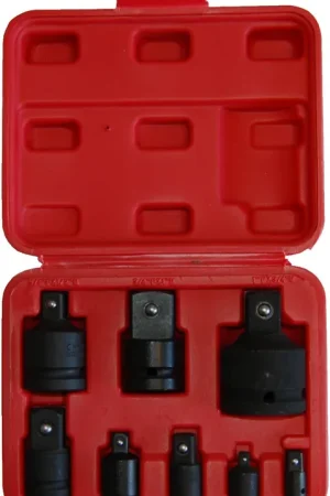Commander Vite Coffret Réducteur Augmentateur à Choc 1/4", 3/8", 1/2", 3/4", 1" 8 Pièces