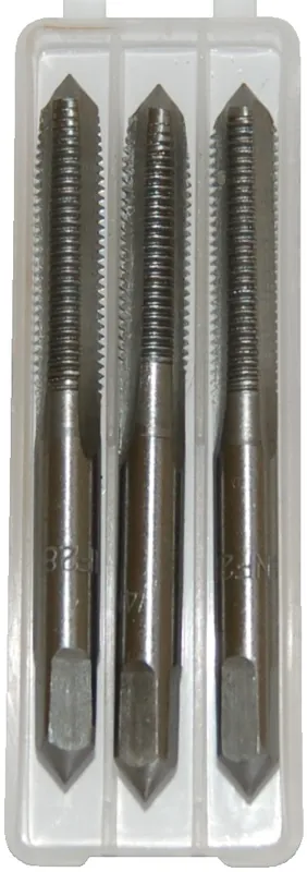 Expédié Aujourd'hui Jeu De 3 Tarauds à Main En Pouce 1/4" UNF 28 HSS