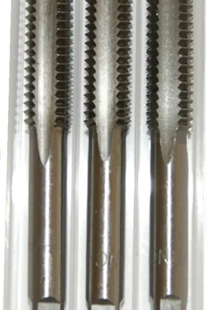 Bon Marché Jeu De 3 Tarauds à Main En Pouce 3/8" UNC 16 HSS