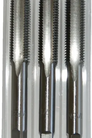 Achat Immédiat Jeu De 3 Tarauds à Main En Pouce 7/16" UNF 20 HSS