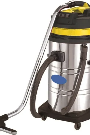Authentique Aspirateur Eau Et Poussière Professionnel 80L 3000W Cuve Inox 3 Moteurs