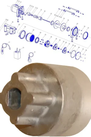 Expédition Rapide Pièce De Transmission En Sortie De Moteur De Rechange Pour DW8000, DW8000R, DW9000, DW9000R