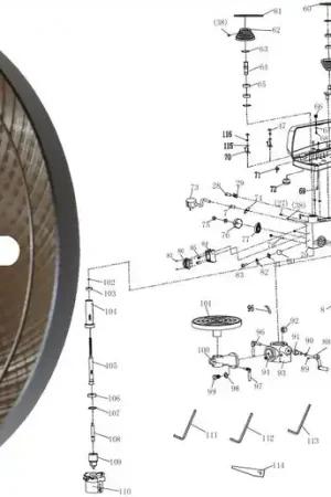 Certifié Table De Rechange Pour ZJQ5116 Pièce N°101