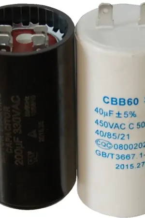 Jeu De Deux Condensateurs De Rechange Pour Moteur De QJY240B-E-230 Commander Maintenant