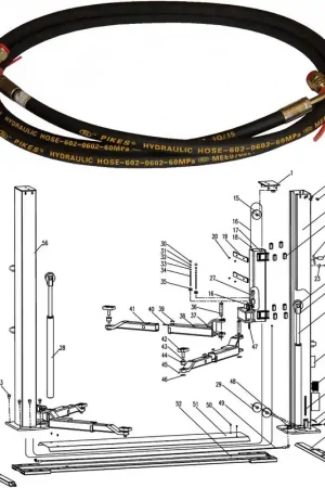 Offre Exclusive Flexible De Rechange Pour Pont QJY240B-E-230, QJY240B-E-380, Pièce N°49