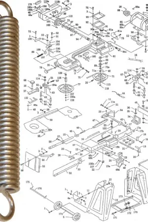 Achetez Aujourd'hui Ressort De Rappel Du Bras De Rechange Pour MBS150F Pièce N°47