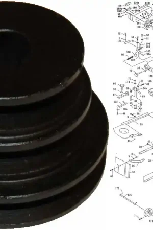 Poulie Moteur De Rechange Pour MBS150F Pièce N°86+20 Authentique