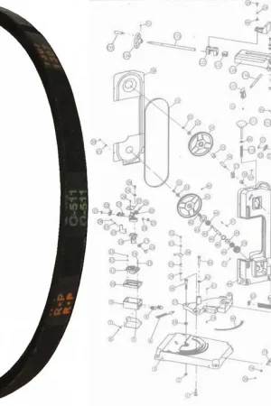 Courroie De Rechange Pour MBS150FH Pièce N°101 Nouvel Arrivage