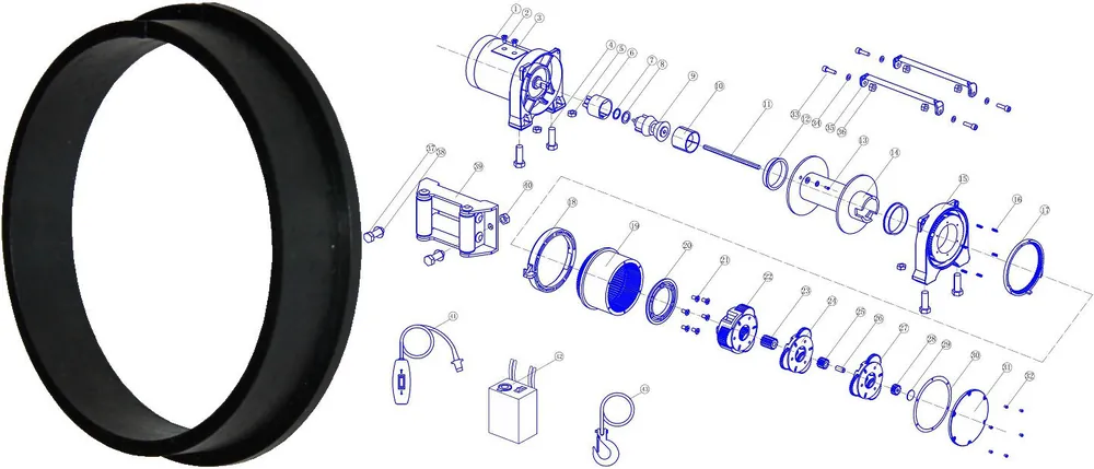 Manchon De Rechange Pour DW8000, DW8000R, DW9000, DW9000R, pièce n°12 Meilleure Vente