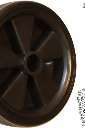Dernier Modèle Roue Fixe De Rechange Pour WL70-3B, Pièce N°34