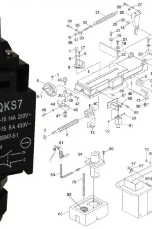 Contacteur De Rechange Pour MBS712 Pièce N°91 Commande En Gros