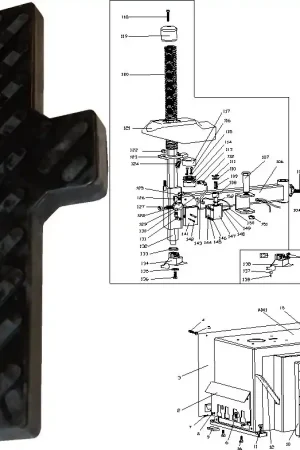 Meilleure Vente Butée En Caoutchouc Du Décolleur De Pneu De Rechange Pour AC-206T, AC-201T Pièce N°10