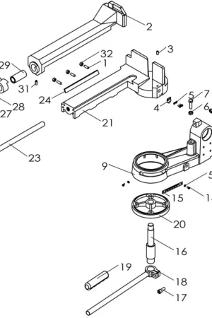 Vis Sans Fin De Rechange Pour MBS210FHT Pièce N°D23 Must-Have