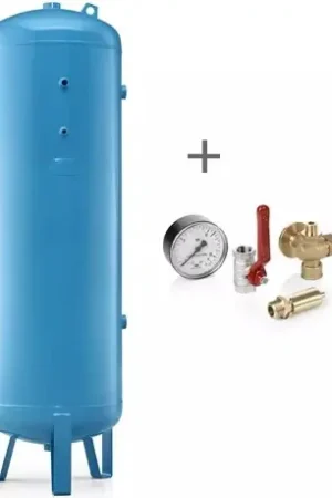 Prix Choc Réservoir D'air Vertical 270L Peint, Avec Accessoire, Basse Pression
