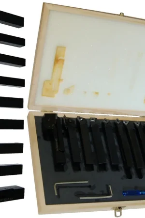 Coffret De 9 Outils à Pastille Interchangeable Pour Tour à Métaux 12 mm Must-Have
