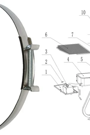 Petit Prix Collier De Serrage De Rechange Pour XH-EPW160-H, Pièce N°12