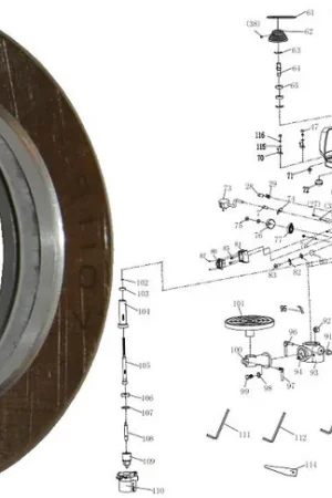 Bon Plan Roulement De Broche De Rechange Pour ZJ5132 En Plus De La Pièce N°106