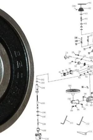 Achat Immédiat Roulement De Broche De Rechange Pour ZJ4113 Pièce N°103 Et N°106