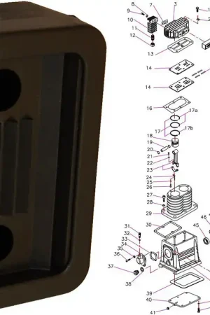 Petit Prix Filtre De Rechange Pour Tête De Compression AH20, AH30, AH40 Et UB30 Pièce N°4