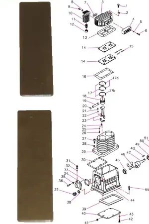 Jeu De Clapets De Rechange Pour Tête De Compression AH20 Pièce N°15 Populaire