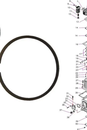 Jeu De 3 Segments De Rechange Pour Piston De Tête De Compression AH30 Pièces N°17 Meilleur Prix