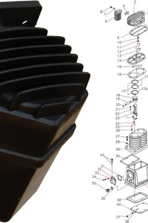 Filtre De Rechange Pour Tête De Compression AH50 Pièce N°4 Produit De Marque
