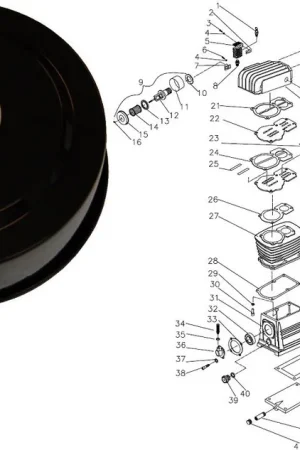 Filtre De Rechange Pour Tête De Compression AHT75 Pièce N°9 Top Vente