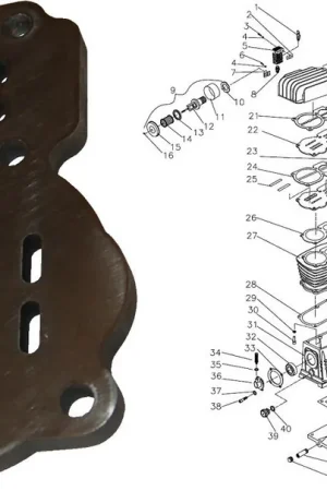 Plaque A Clapet De Rechange Pour Tête De Compression AHT75 Pièce N°22 Vente Directe