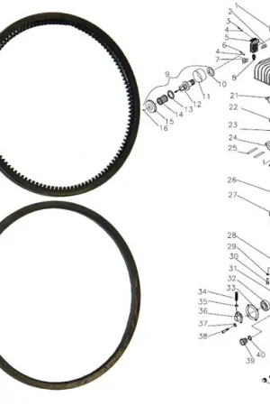 Jeu De 4 Segments De Rechange Pour Le Petit Piston De Tête De Compression AHT75 Pièces N°57-58 Usine Directe