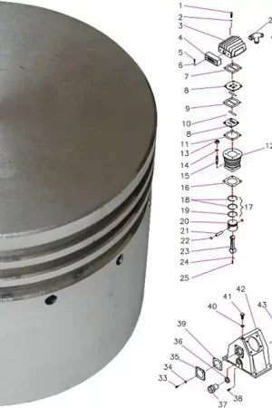 Piston De Rechange Pour Tête De Compression UB30 Pièce N°18 Retour Gratuit