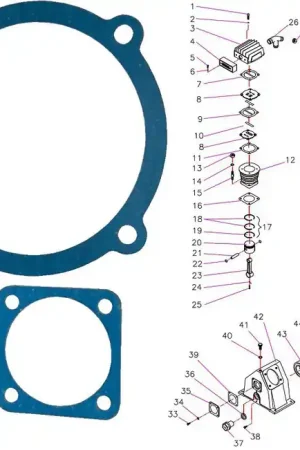 Joints Pour Embase De Rechange Pour Tête De Compression UB30 Pièces N°16-35-39-47 Paiement Sécurisé