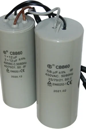 Authentique Jeu De Deux Condensateurs Du Moteur De Rechange Pour Palan PA1000D Et PA1000D-TEL
