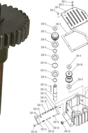 Certifié Pignon De Rechange Pour MBS712G-230V Ou MBS712G-380V Pièce N°350-31
