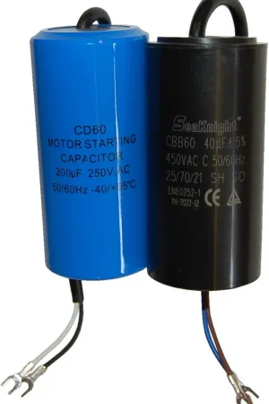Top Vente Jeu De Deux Condensateurs De Rechange Pour Moteur 3 CV