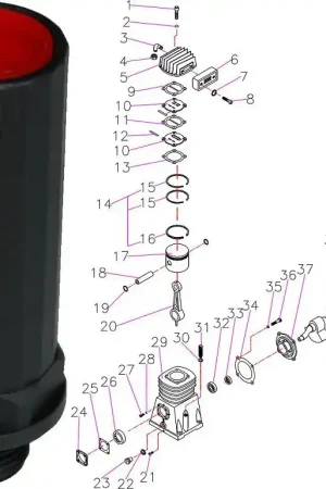 Reniflard, Event De Rechange Pour Tête De Compression UH20 Pièce N°31 Retour Gratuit