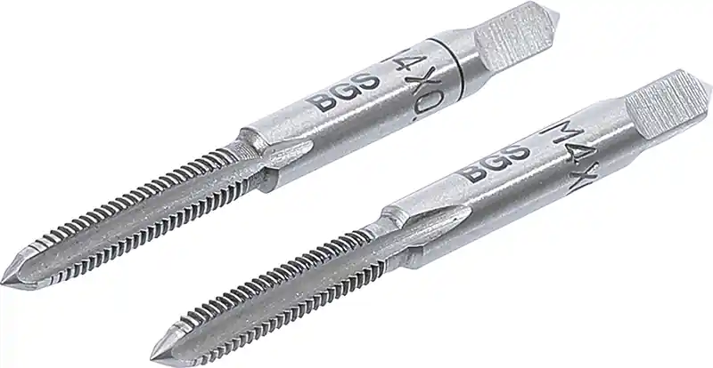 Dernier Modèle Tarauds et filières | pré-taraud et filière | M4 x 0,7 mm | 2 pièces
