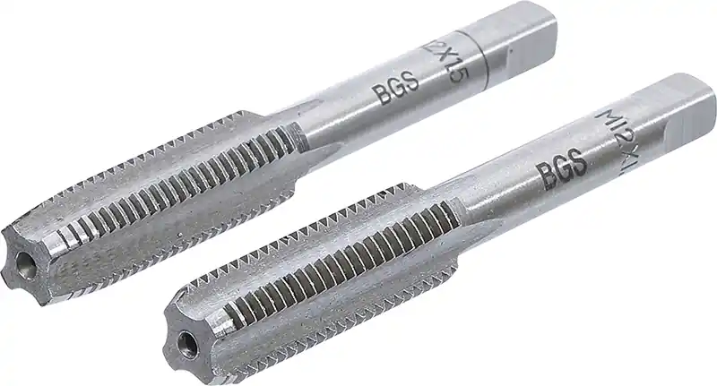 Certifié Tarauds et filières | pré-taraud et filière | M12 x 1,5 mm | 2 pièces