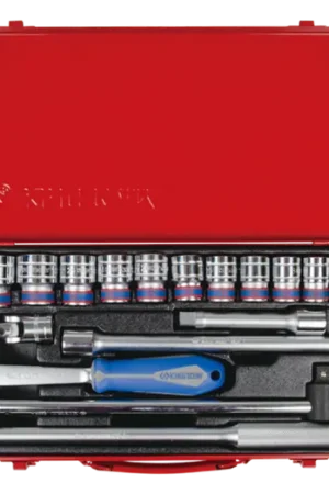Coffret de douilles métriques et accessoires 1/2" - 24 pièces - 4026MR03 Vente Flash