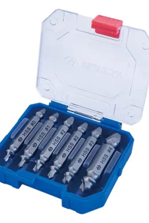 Coffret d'extracteurs de vis à double extrémité - 6 pièces - 11406SQ Offre Du Jour