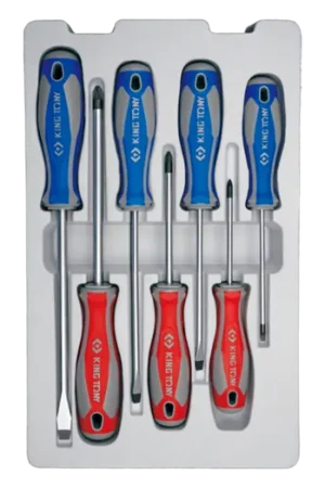 Jeu de tournevis à fente et POZIDRIV® - 7 pièces - 30127MR Réduction