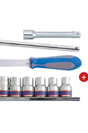 Usine Directe Jeu de douilles et accessoires 1/2" - 11 pièces - P4311MR04