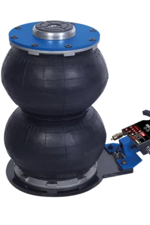 Cric pneumatique à 2 boudins 2T commandes basses Hauteur :115-430mm - 9TYN24302AB Marque