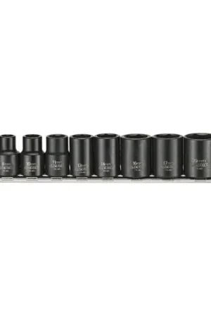 Acheter Direct Jeu de douilles à choc 3/8" 6 pans 8 pièces