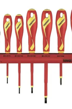 Vente Directe Wallrack de tournevis isolés 1000V 7 pièces