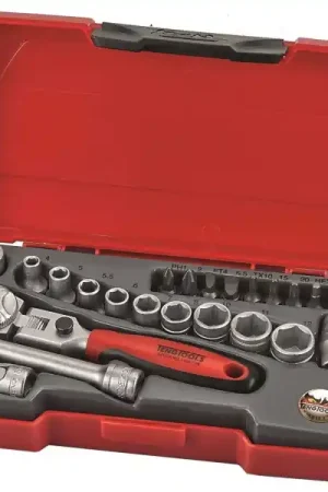 Livraison Express Mallette de douilles avec cliquet flexibles 1/4" 24 pièces